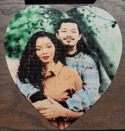 Custom Photo Heart Puzzle